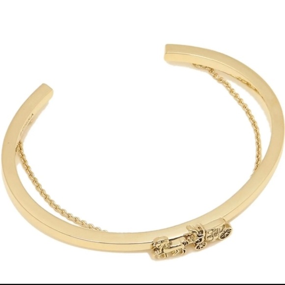 NIB Coach Horse & Carriage Double Bracelet - Picture 2 of 5